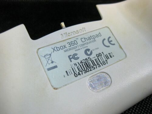 Microsoft Xbox 360 White Chatpad X814365-001 - Picture 6 of 6