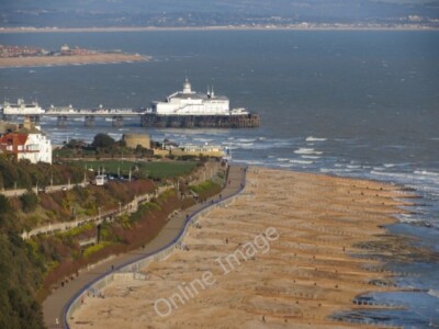 Photo 6x4 Grand Parade Beach Meads/TV6097 A groyned shingle beach access c2012