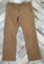ORIGINAL WEATHERPROOF VINTAGE Men  s flat front pants Light Brown Size 34 X 32.