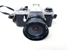 Pentax ME Asahi 35mm Film SLR Camera with Vivitar 19mm 1:3.8 Lens - NOT tested