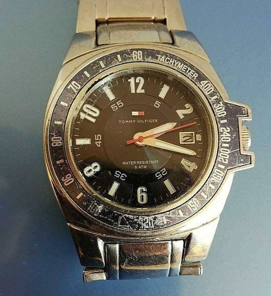 TOMMY HILFIGER Watch Vintage 50m Miyota japan Working!