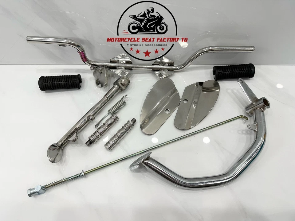 Honda SS50 CL50 CL70 CD50 S50 Guard, Rod, Brake, Foot Peg, Stand, Rear Footrest. - Image 4 of 4