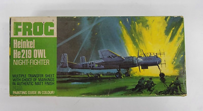 Frog HEINKEL HE 219 Owl Night Fighter 1/72 Scale Plastic Model Kit F177  (NEW)