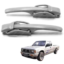 Pair Rear Tailgate Handle Lock For Mitsubishi Mighty Max L200 Pickup 1987 - 1996