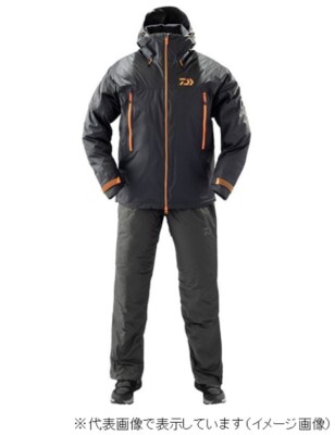 Daiwa DW-33009 Rain max winter suit Black L From Stylish anglers Japan
