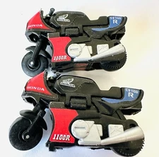 Rare Transforming Honda CB1100 R Motorcycle Robot Friction Motor Hing Kong Mini