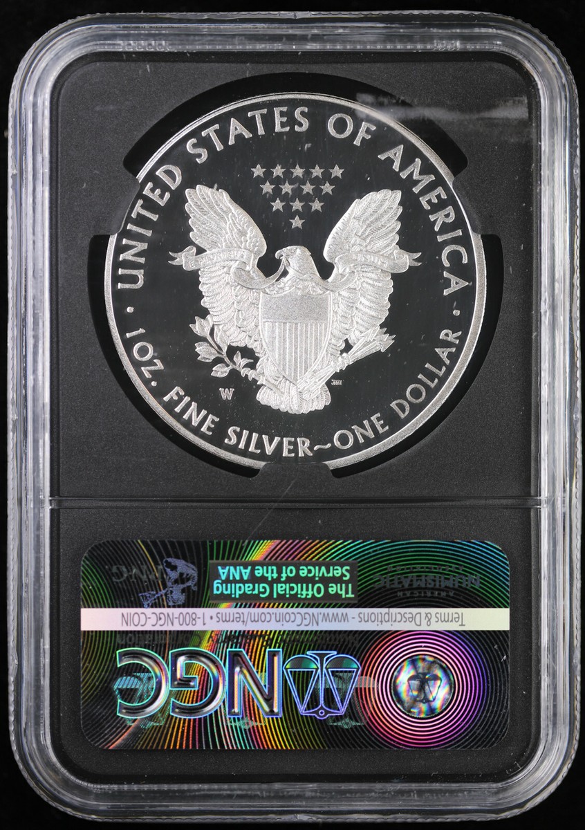 2016 W Proof Silver Eagle NGC PF 70 Ultra Cameo | Lettered