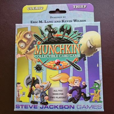 Munchkin Ccg Cleric & Thief two player Factory Sealed