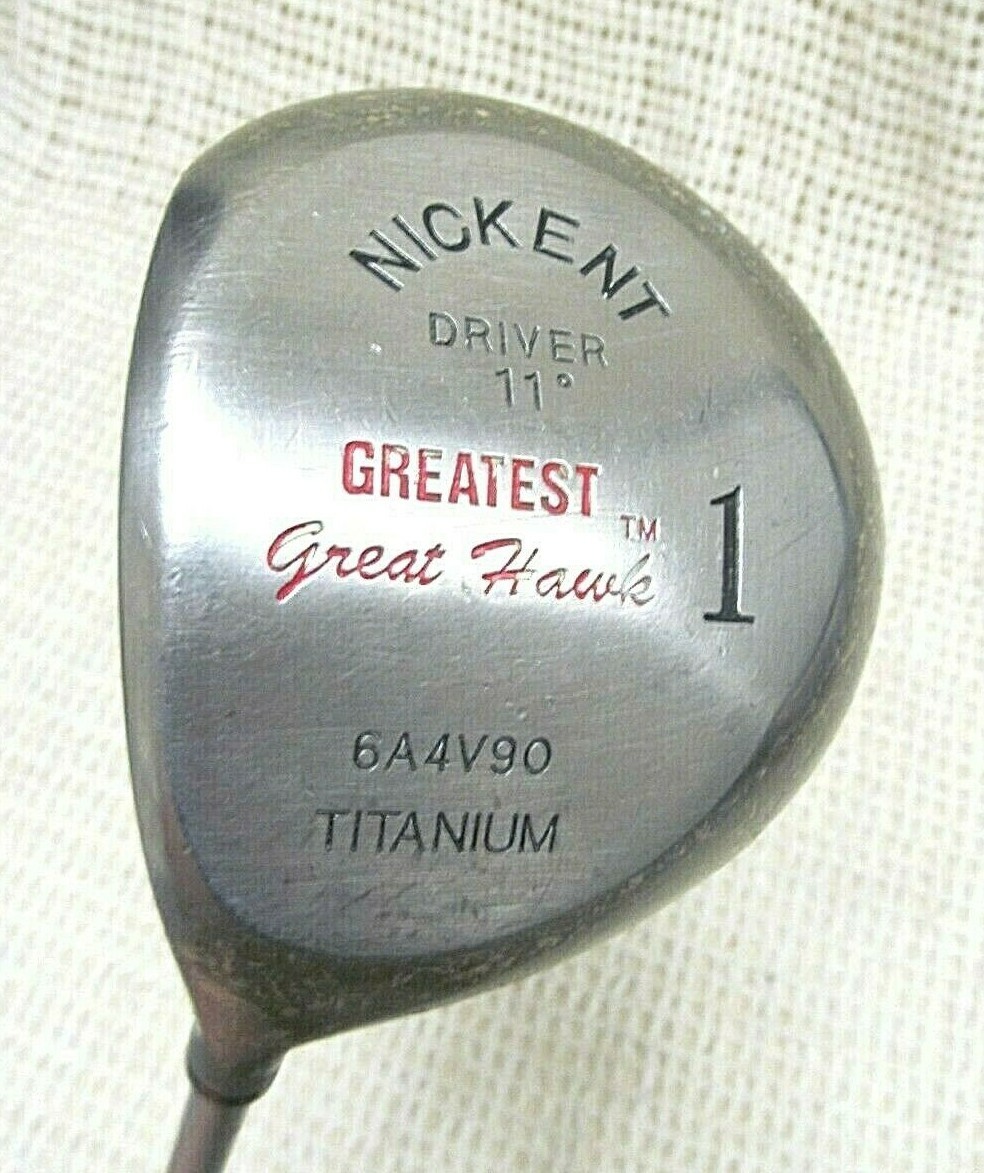 NICKENT~ GREATEST Great Hawk 6A4V90 Ti 11 Degree Driver 45