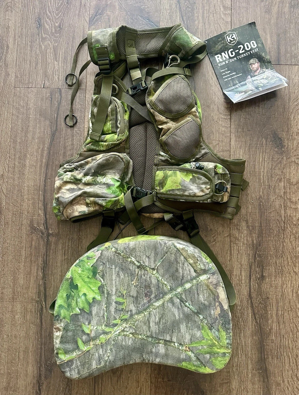 Knight & Hale Run N' Gun 200 Turkey Vest Mossy Oak Obsession New w/ Tags Hunting