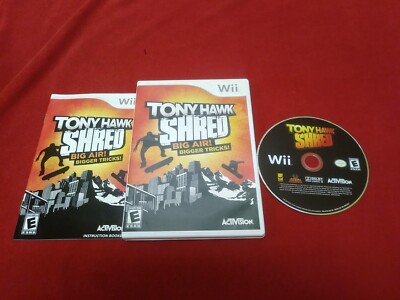 Tony Hawk: Shred (Nintendo Wii, 2010) Complete With Manual CIB Tested Working
