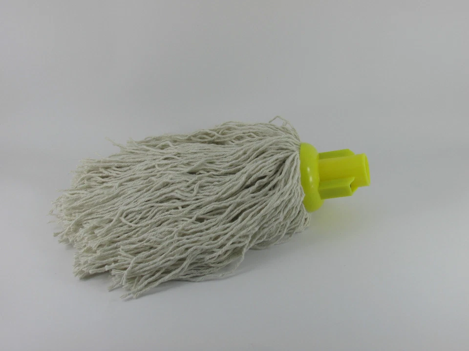 ROBERT SCOTT Professional Socket Mop Head Yellow Size 14 Cleaning Mopping Mop Head