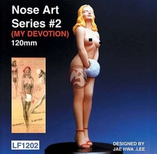 Legend 120mm (1/16) Nose Art Series #2 "No Honest - I'm Not Cold" Pin-Up LF1202