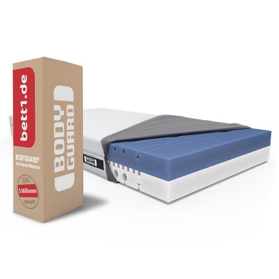 BODYGUARD  Anti-Kartell-Matratze 100x200, 2in1 Härtegrade mittelfest & fester