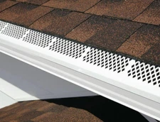 (1-2-5-10) PACK OF SNAP-IN WHITE GUTTER GUARD COVER SCREEN  LEAF PROTECTION 3FT