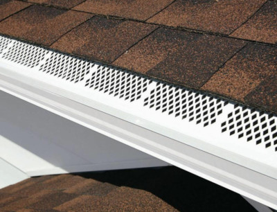 (1-2-5-10) PACK OF SNAP-IN WHITE GUTTER GUARD COVER SCREEN  LEAF PROTECTION 3FT