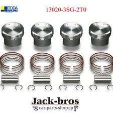 TODA Genuine OEM Low Comp Forged Piston KIT for TURBO For SXE10 13020-3SG-2T0