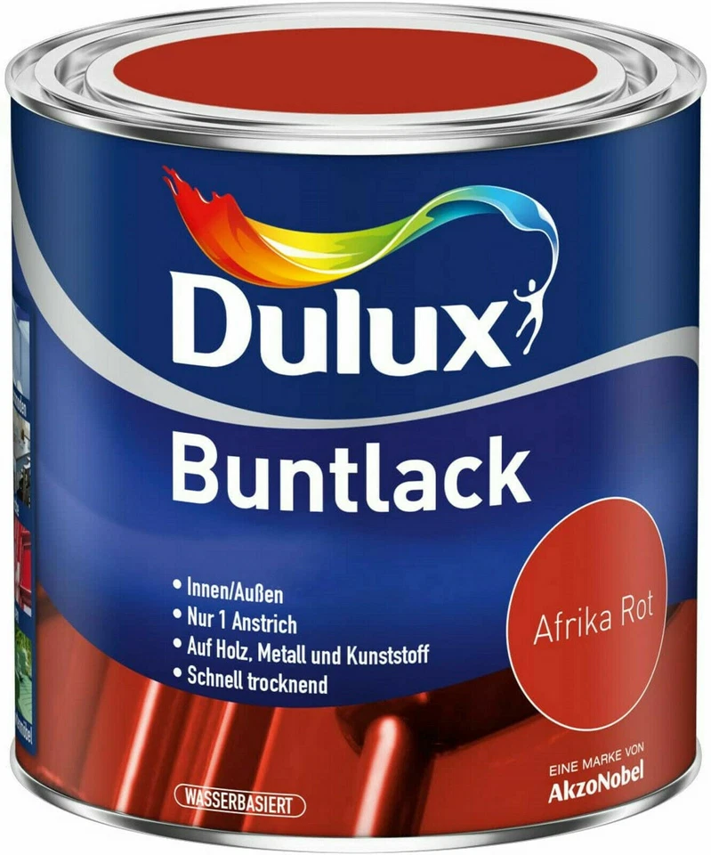 Dulux Buntlack 500ml Glänzend Acryllack Holz Metall Innen Außen Schnelltrocknend - Bild 2 von 4