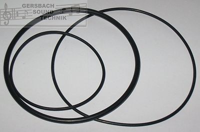 Tonband Riemen Set passend für Grundig TK 46 Stereo  Rubber drive belt kit