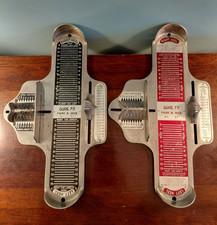 VTG Shoe Store Sure Fit, Park  Webb NY USA Men  s  Women's Shoe Foot Sizer PAIR