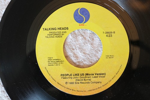 TALKING HEADS "Wild Wild Life / People Like Us" 7" Single 45 - Sire Records - Picture 6 of 8