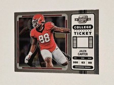 2023 Panini Chronicles Draft Picks #16 Jalen Carter Contenders Optic