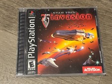 Star Trek Invasion Playstation 1 PS1 Complete w/Reg Card Authentic Tested