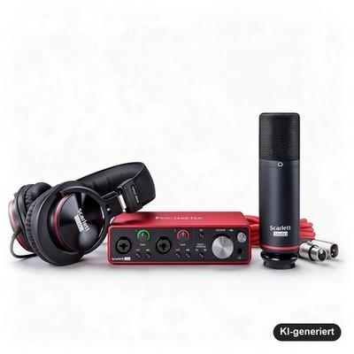 Focusrite Scarlett 2i2 Studio 3rd Gen USB-Audio-Interface-Bundle mit CM25 MkIII