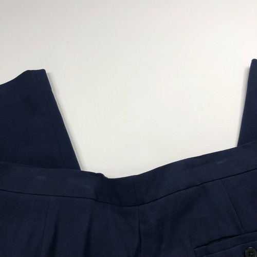 Lauren Ralph Lauren 100% Silk NEW Plus 20W (Fit 40W 30L) High Rise Pants Blue - Picture 4 of 11