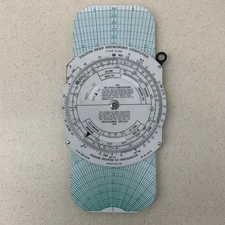 Vintage Dalton Dead Reckoning Computer Type E-6B Weems System of Navigation