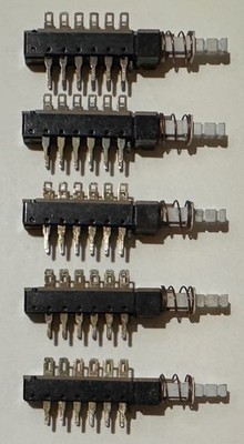 Schadow America Push Button Circuit Board Temporary Switch 12 Contacts - Qty 5
