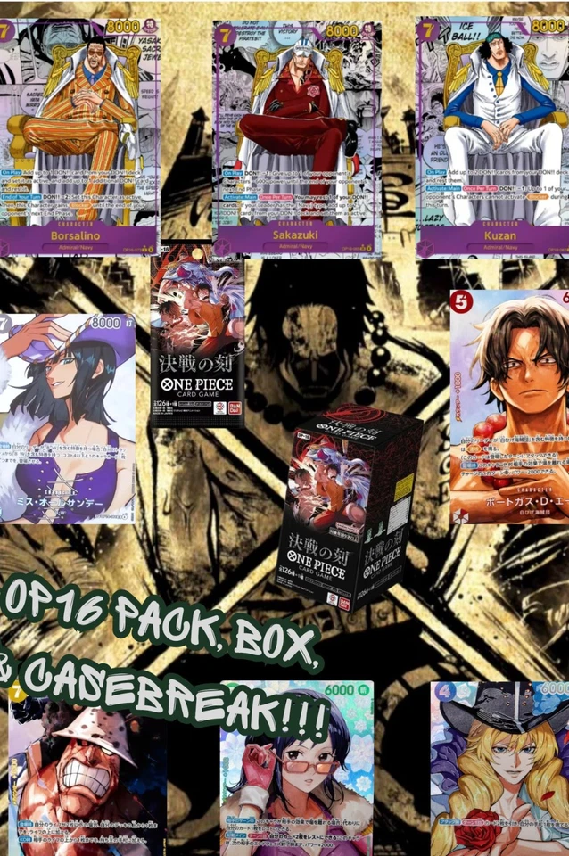 Save ACE from Marineford w/ OP-16!!! Pulls his SP take home a BOX!!!