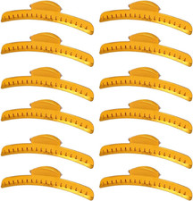 ZIBARBER Hair Clip, 12 PCS Butterfly Metal Finger Wave Clips Clamps, Aluminum