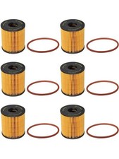 6 x Sakura Ecological Oil Filter EO-24070 fits Peugeot 308 2.0 T7 HDi