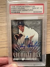 1998 Donruss Signature Series - Significant Signatures Sandy Koufax /2000 (AU)