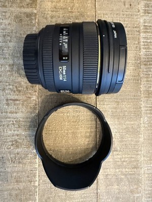 Sigma 50mm f/1.4 DG HSM EX Lens for Canon EF Mount