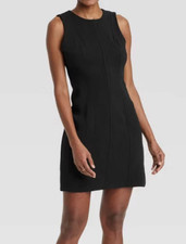 NEW A New Day Women's Sleeveless Mini Sheath Dress Black Size 2