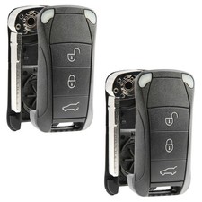 2 Replacement For 2009 2010 2011 Porsche Cayenne Key Fob Remote Shell Case 2 Replacement For 2009 2010 2011 Porsche Cayenne Key Fob Remote Shell Case