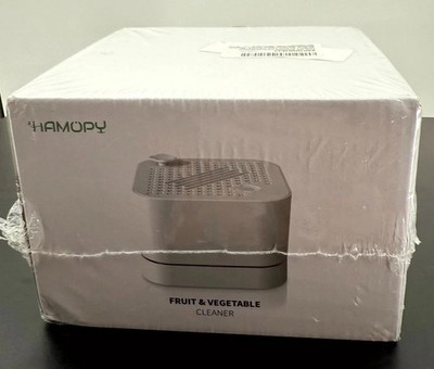 Hamopy White Portable Cordless Fruit & Vegetable Rechargeable Cleaning Machine