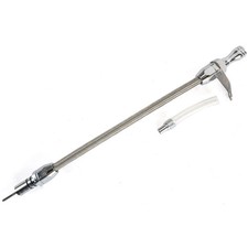 Jegs Flexible Braided Transmission Dipstick For Th350th400 Polished