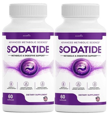 (2 Pack) Sodatide Capsules, Soda Tide for Metabolism & Overall Health Supplement