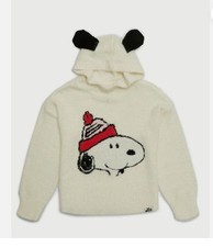 Peanuts Snoopy Hooded Sweater with Ear Accents Girls Size 16/18 XL