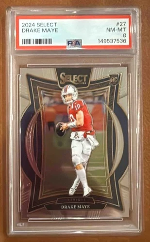 2024 PANINI SELECT #27 DRAKE MAYE PSA 8