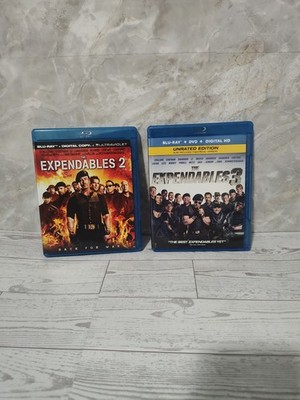 The Expandables 2 Blu Ray & The Expendables 3 [Blu-ray] & DVD 2 Discs W/ Digital