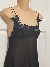 La Perla Ninfea S Sheer Negligee Nightgown Go...
