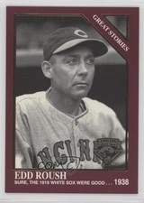 1994 The Sporting News Conlon Collection Burgundy Edd Roush #993 HOF 1p1