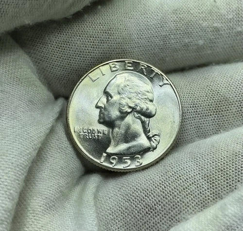 1953-S 25C Washington Quarter BU E315