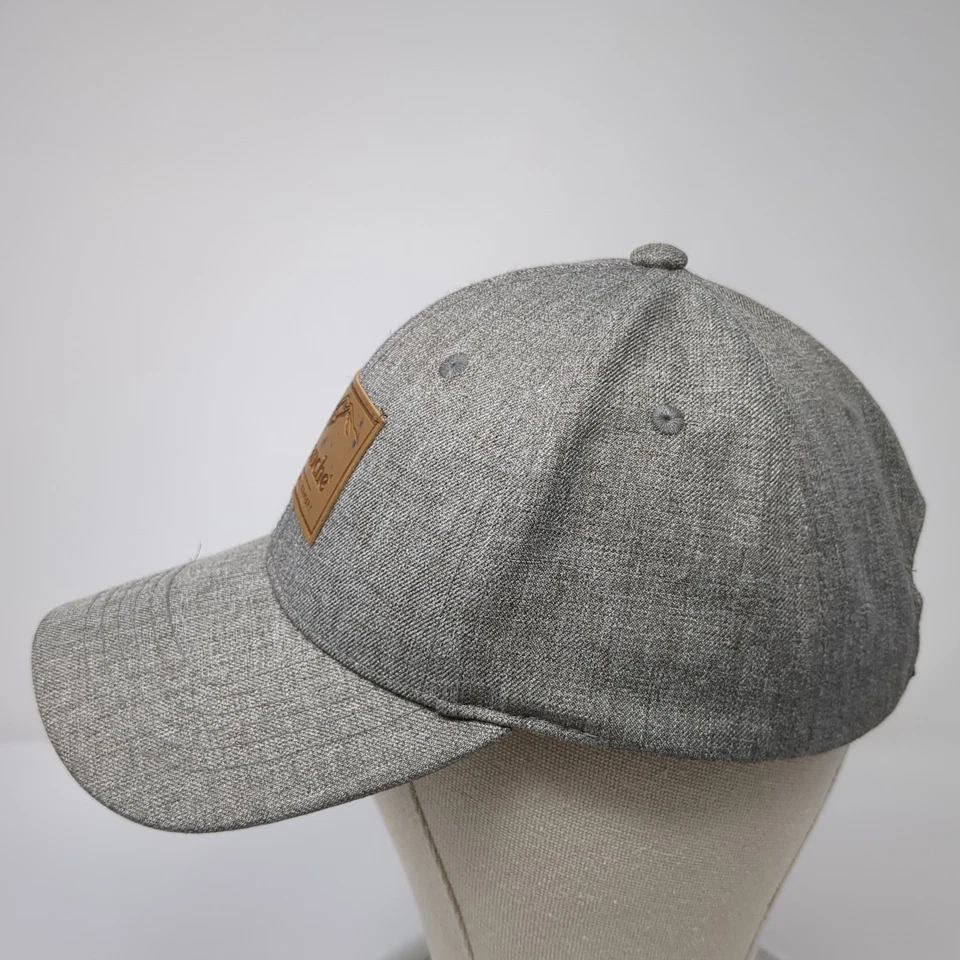 Sombrero con parche de cuero Avalanche gris talla única ajustable al aire libre Foto 3 de 4
