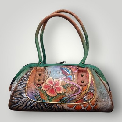 ANUSCHKA Damen_Handtasche / Leder / Schmetterling / NEU ___Neupreis = 210 