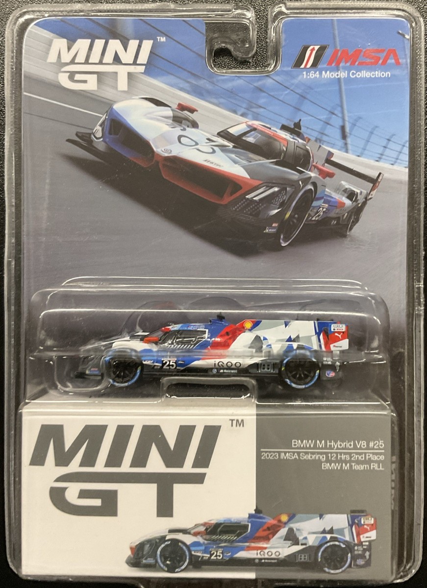 MINI GT MIJO EXCLUSIVES BMW HYBRID V8 #25 2023 IMSA SEBRING 12H